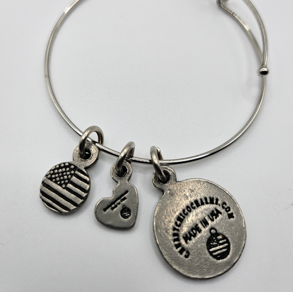 Chubby chico charm heart bracelet.